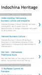 Mobile Screenshot of indochinaheritage.blogspot.com