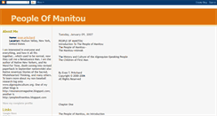 Desktop Screenshot of peopleofmanitou2.blogspot.com