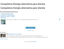Tablet Screenshot of companerosenergiaalternativaurantia.blogspot.com