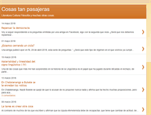 Tablet Screenshot of cosastanpasajeras.blogspot.com