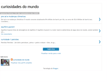 Tablet Screenshot of curiosodomundo.blogspot.com