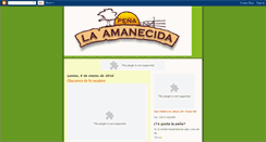 Desktop Screenshot of la-amanecida.blogspot.com