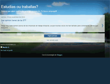 Tablet Screenshot of estudiasoutraballas.blogspot.com