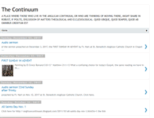 Tablet Screenshot of anglicancontinuum.blogspot.com