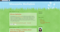 Desktop Screenshot of minnesotamediation.blogspot.com