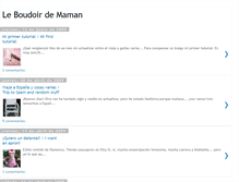 Tablet Screenshot of leboudoirdemaman.blogspot.com