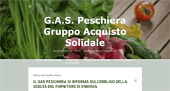 Desktop Screenshot of gruppoacquistopeschiera.blogspot.com