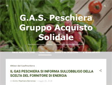 Tablet Screenshot of gruppoacquistopeschiera.blogspot.com