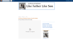 Desktop Screenshot of likefatherlikesononline.blogspot.com