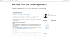 Desktop Screenshot of commonideas.blogspot.com