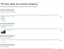Tablet Screenshot of commonideas.blogspot.com