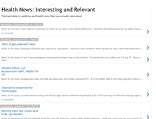 Tablet Screenshot of interestinghealthnews.blogspot.com
