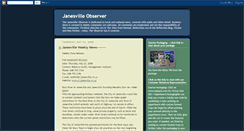 Desktop Screenshot of janesvilleobserver.blogspot.com