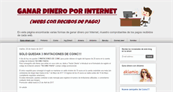 Desktop Screenshot of ganadinerosobreseguro.blogspot.com