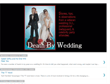 Tablet Screenshot of deathbywedding.blogspot.com