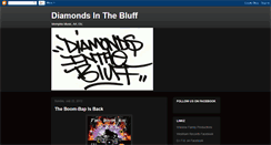 Desktop Screenshot of diamondsinthebluff.blogspot.com