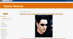 Desktop Screenshot of mykeanureeves.blogspot.com