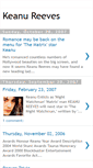 Mobile Screenshot of mykeanureeves.blogspot.com