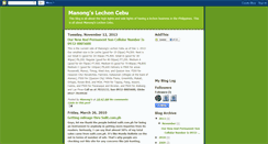 Desktop Screenshot of manongstastylechon.blogspot.com
