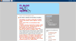 Desktop Screenshot of elblogdesexto08-09.blogspot.com