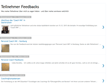 Tablet Screenshot of feedbacks-fritzsche.blogspot.com