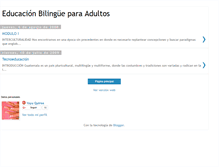 Tablet Screenshot of educacionbilinguedeadultos.blogspot.com