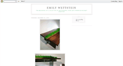 Desktop Screenshot of emilywettstein.blogspot.com