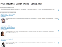 Tablet Screenshot of pratt-id-thesis.blogspot.com