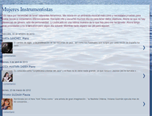 Tablet Screenshot of mujeresinstrumentistas.blogspot.com