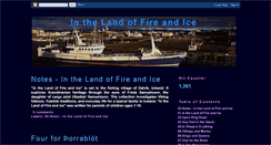 Desktop Screenshot of inthelandoffireandice.blogspot.com