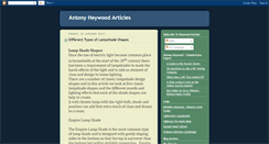 Desktop Screenshot of heywood-articles.blogspot.com