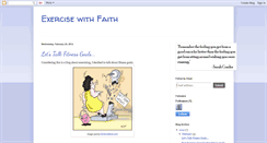 Desktop Screenshot of exercisewithfaith.blogspot.com