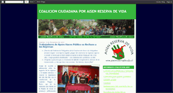 Desktop Screenshot of aisenreservadevida.blogspot.com