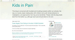 Desktop Screenshot of kidsinpain.blogspot.com