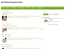 Tablet Screenshot of obat-diabeteskering-14.blogspot.com