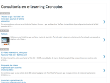 Tablet Screenshot of consultoriacronopios.blogspot.com