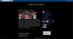 Desktop Screenshot of missflickchick.blogspot.com