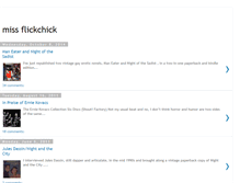 Tablet Screenshot of missflickchick.blogspot.com
