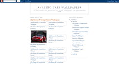 Desktop Screenshot of amazing-cars-wallpapers.blogspot.com