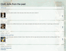 Tablet Screenshot of clothdollsfromthepast.blogspot.com