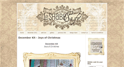 Desktop Screenshot of leshabbycafe.blogspot.com