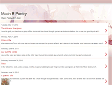 Tablet Screenshot of machb-poetry.blogspot.com