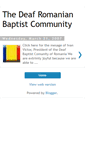 Mobile Screenshot of deafbaptistusa.blogspot.com