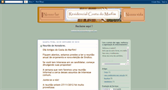 Desktop Screenshot of condominiocostamarfim.blogspot.com