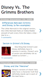 Mobile Screenshot of disneyvsgrimms.blogspot.com