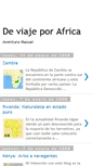 Mobile Screenshot of deviajeporafrica.blogspot.com