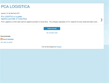 Tablet Screenshot of pcalogistica.blogspot.com