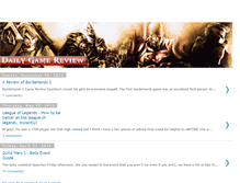 Tablet Screenshot of dailygame-review.blogspot.com