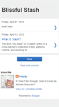Mobile Screenshot of blissfulstash.blogspot.com