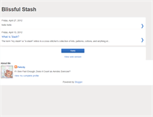 Tablet Screenshot of blissfulstash.blogspot.com